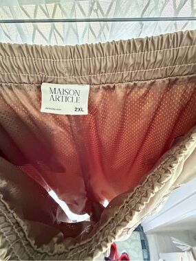 Madison Light Beige Perforated Women's Bermuda Shorts